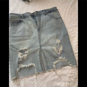 Jeans skirt {Mini}
